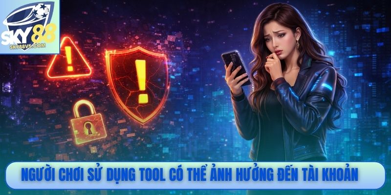 Người chơi sử dụng tool có thể ảnh hưởng đến tài khoản