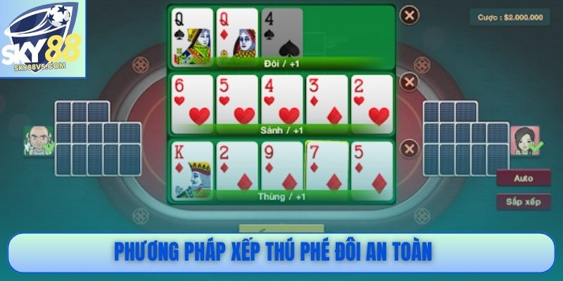 Phương pháp xếp thú phé đôi an toàn