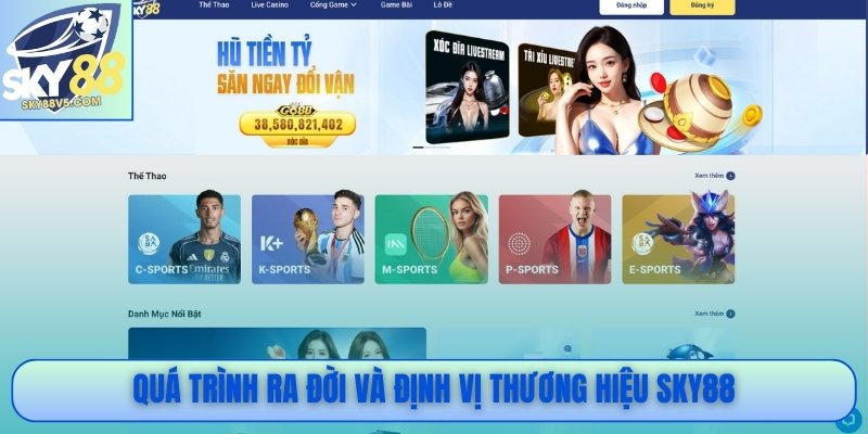 Quá trình ra đời và định vị thương hiệu Sky88